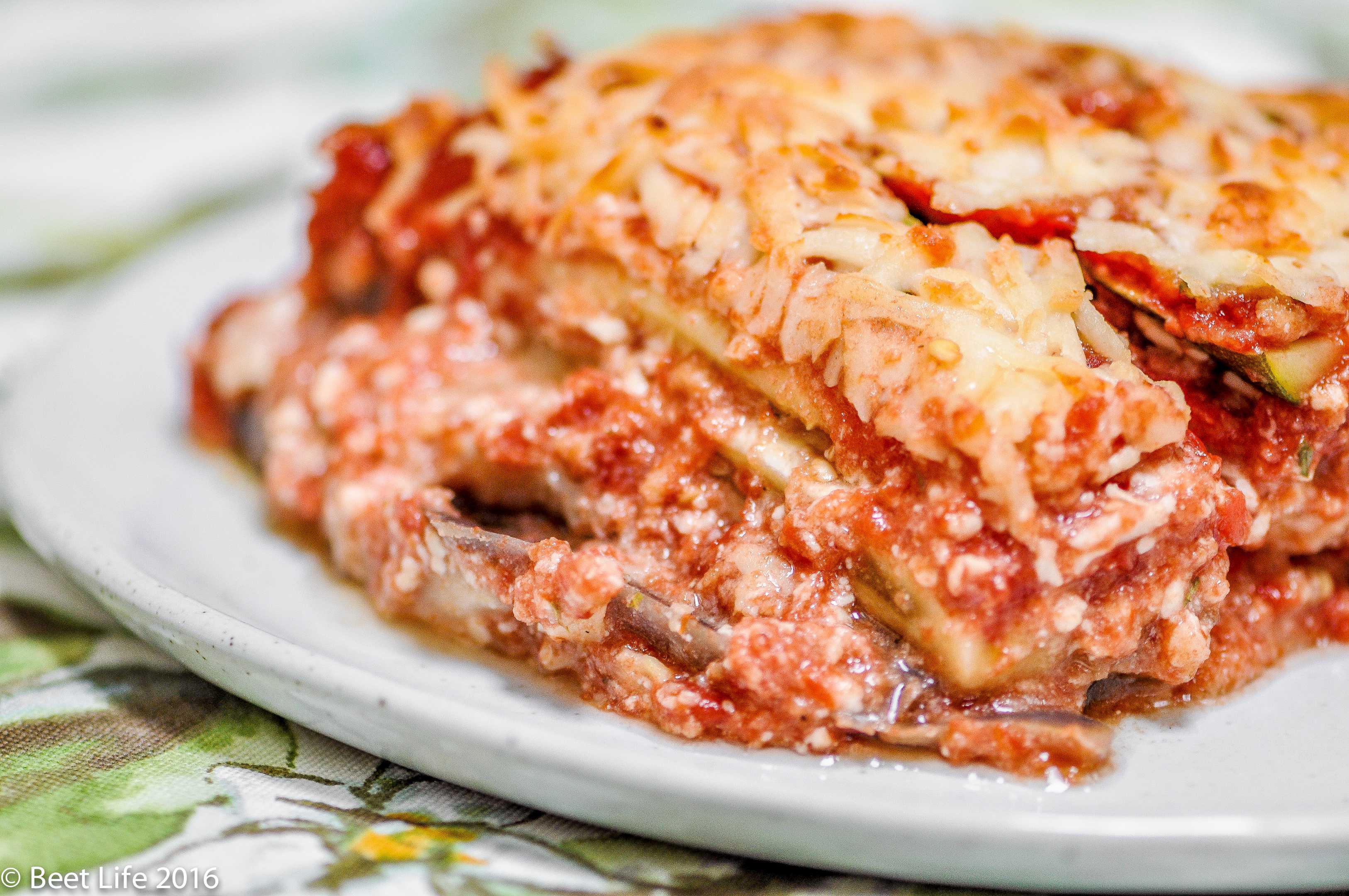 Eggplant Zucchini Tomato Casserole